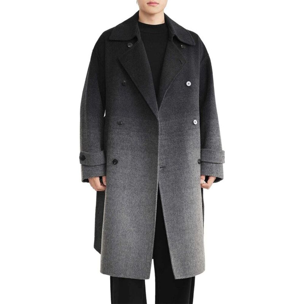 Rene Lion Mens  Cashmere-Blend Coat